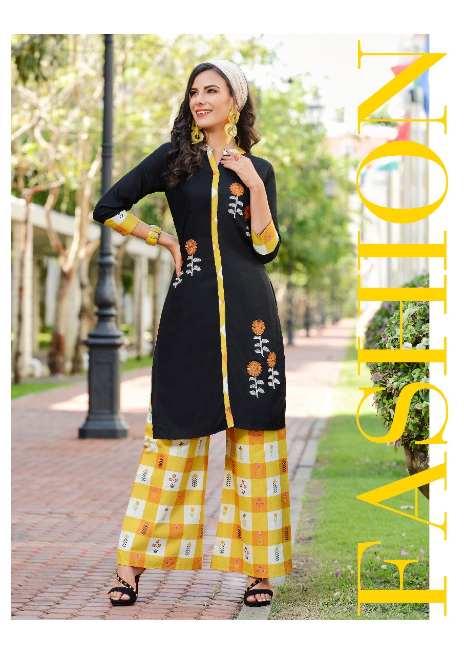 Dani Vol-1 Sawan Creation Heavy Rayon Palazzo Kurtis Dani Vol-1 Sawan Creation Heavy Rayon Palazzo Kurtis